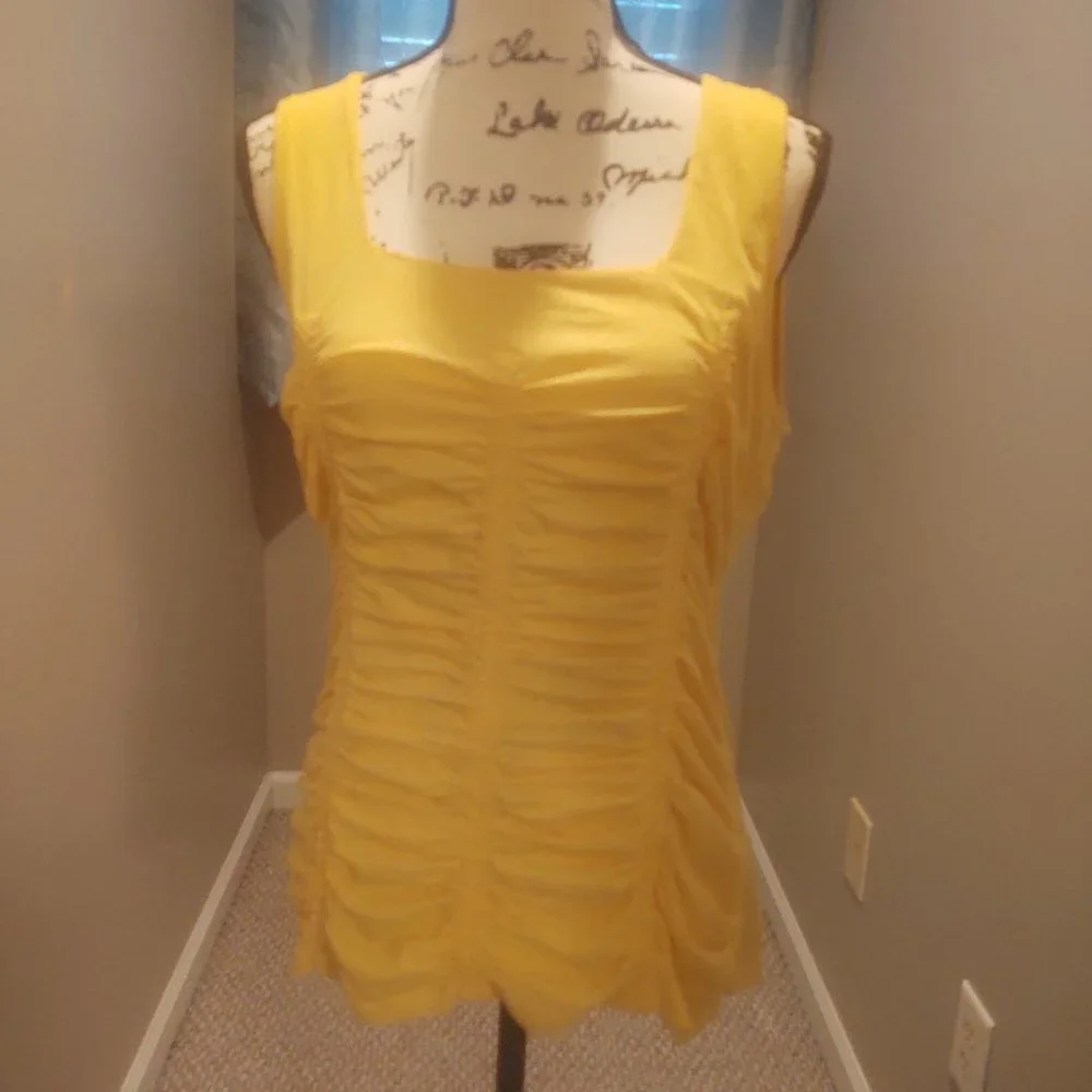 2 a Tee Ruched Front Tank Top - Picture 1 of 3